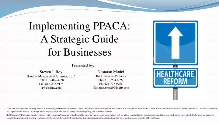 implementing ppaca a strategic guide for businesses