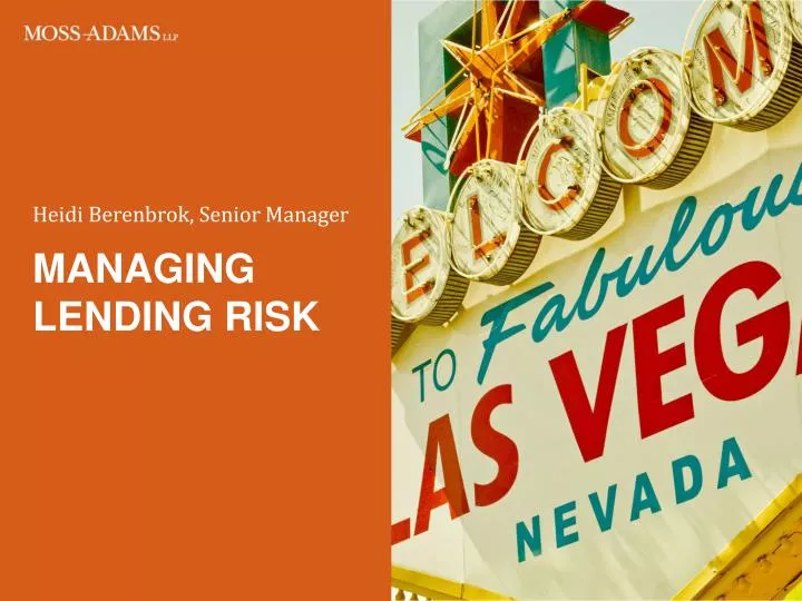 managing lending risk