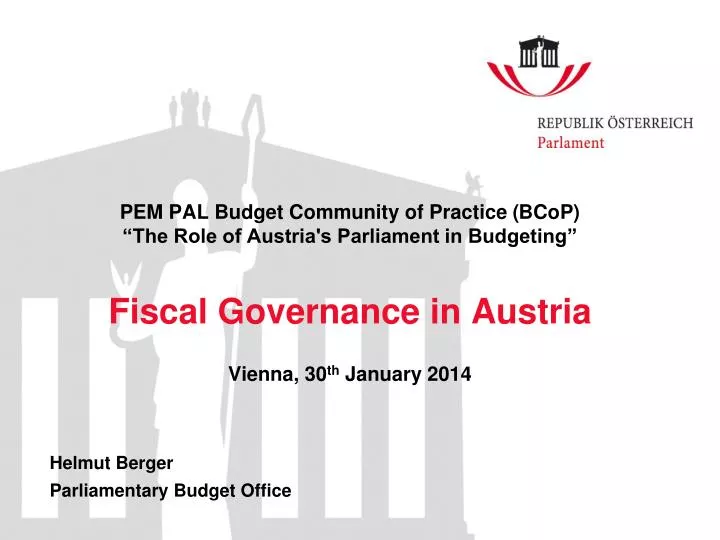 helmut berger parliamentary budget office