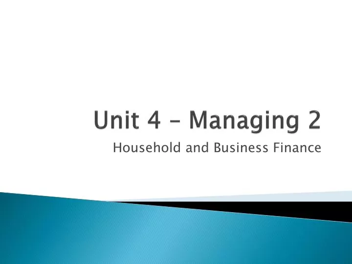 unit 4 managing 2