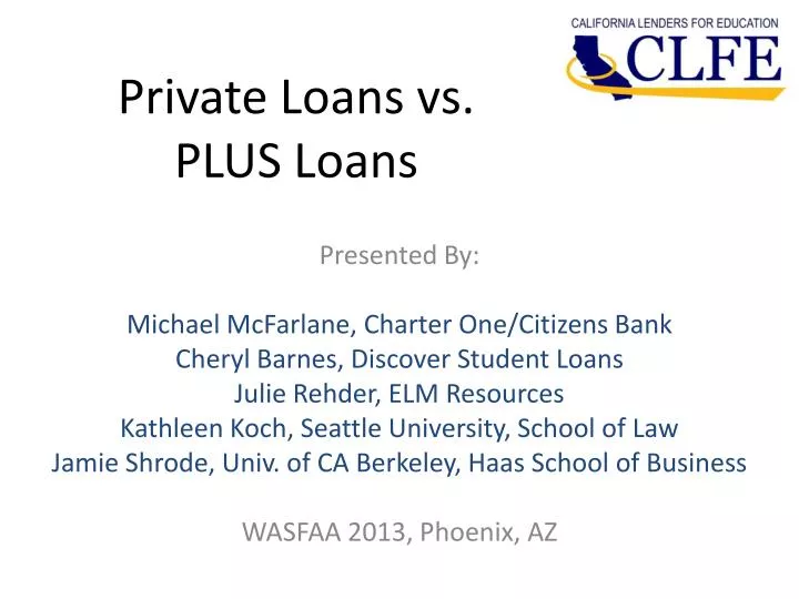 private loans vs plus loans