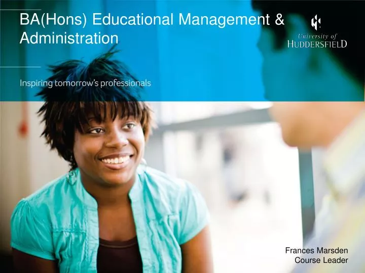 ba hons educational management administration