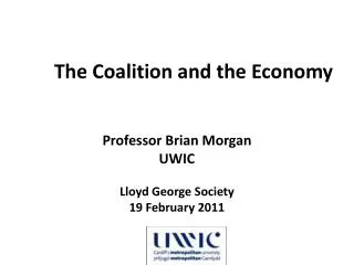 The Coalition and the Economy