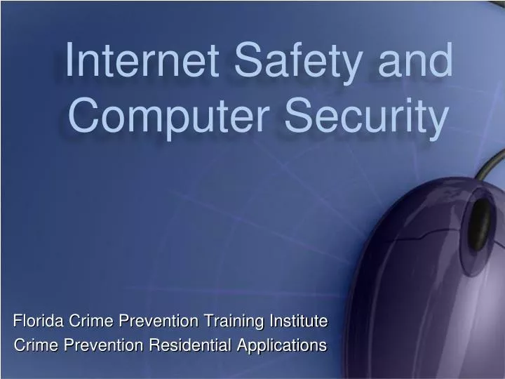 internet safety and computer security