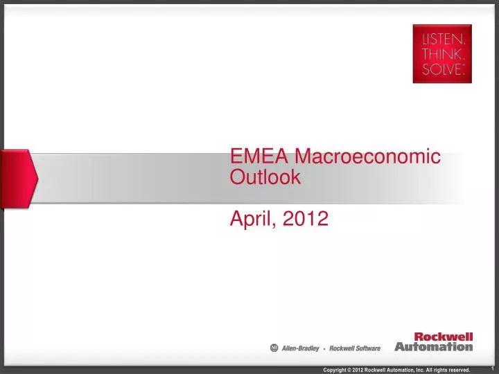 emea macroeconomic outlook april 2012