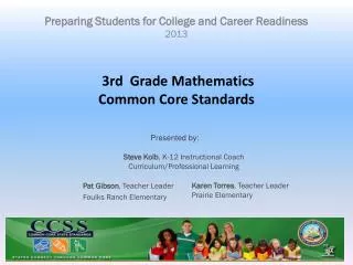 3rd Grade Mathematics Common Core Standards