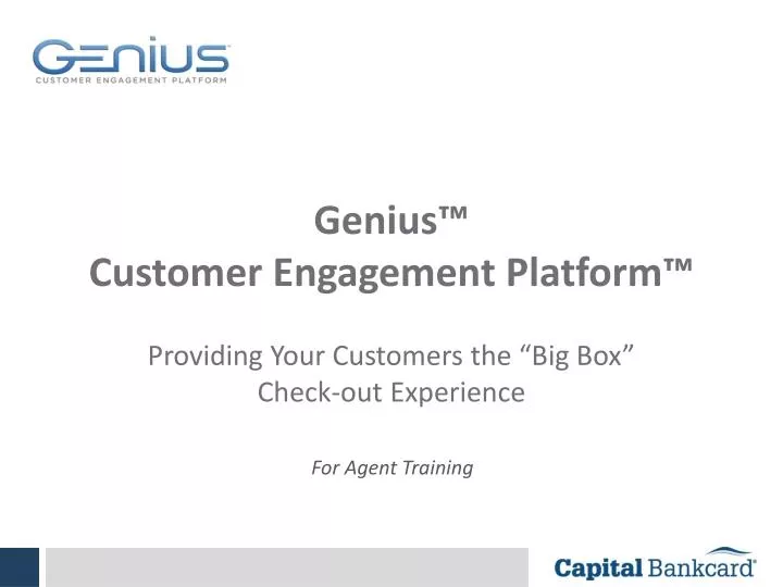 genius customer engagement platform
