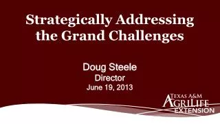 Doug Steele Director June 19, 2013