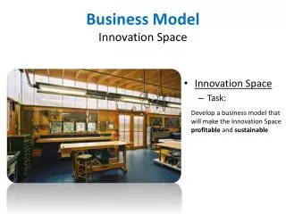 Business Model Innovation Space