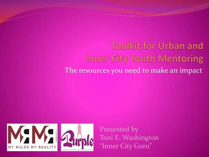 toolkit for urban and inner city youth mentoring