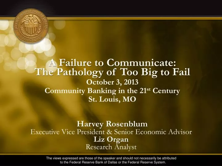 harvey rosenblum executive vice president senior economic advisor liz organ research analyst