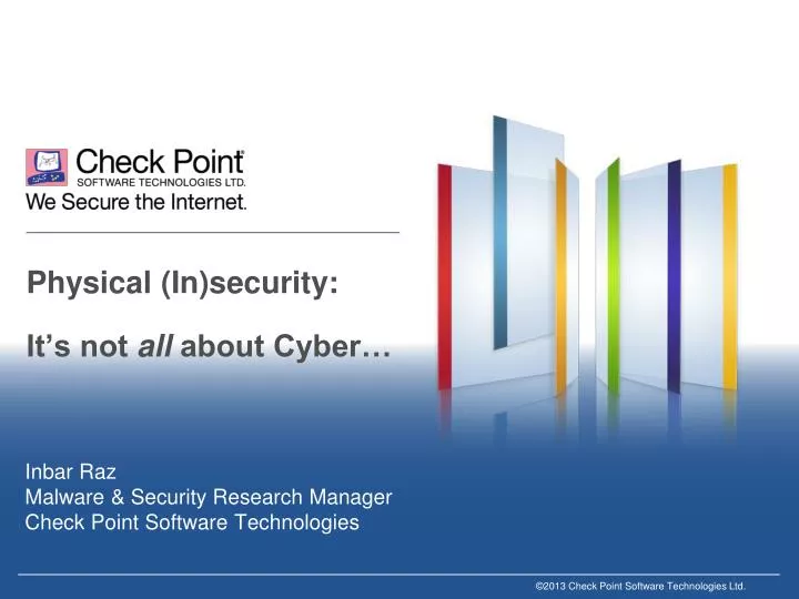 physical in security it s not all about cyber