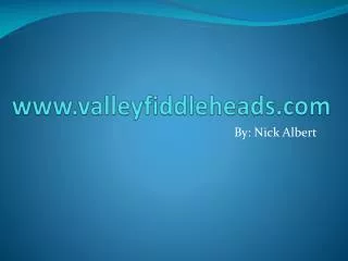 www.valleyfiddleheads.com