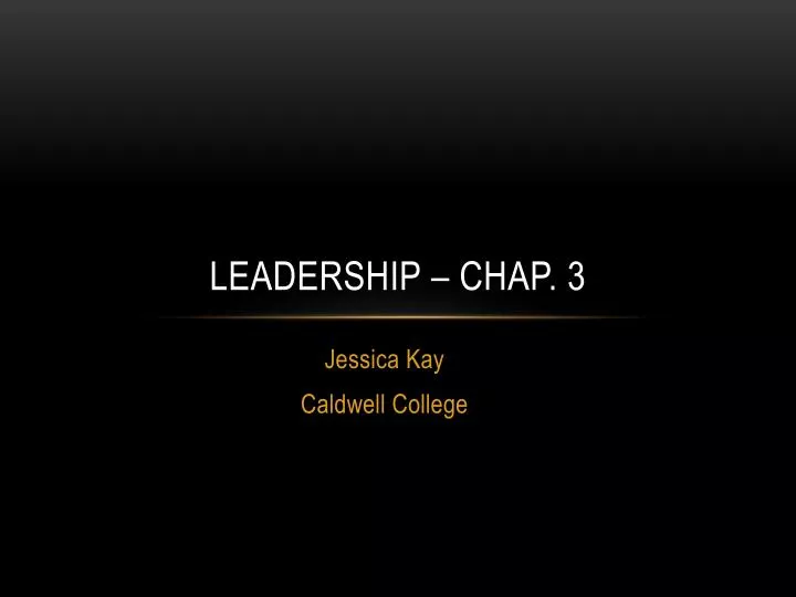 leadership chap 3