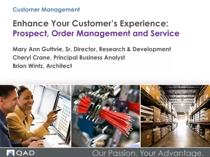 enhance your customer s experience prospect order management and service