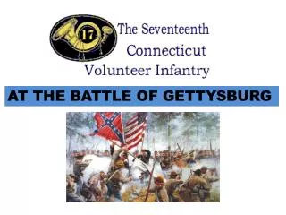 AT THE BATTLE OF GETTYSBURG