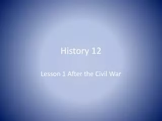 History 12