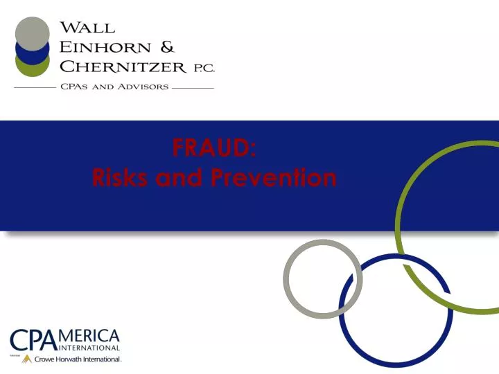 fraud risks and prevention