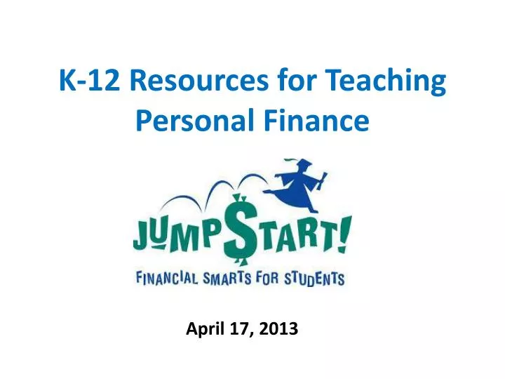 k 12 resources for teaching personal finance