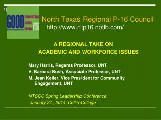 North Texas Regional P-16 Council