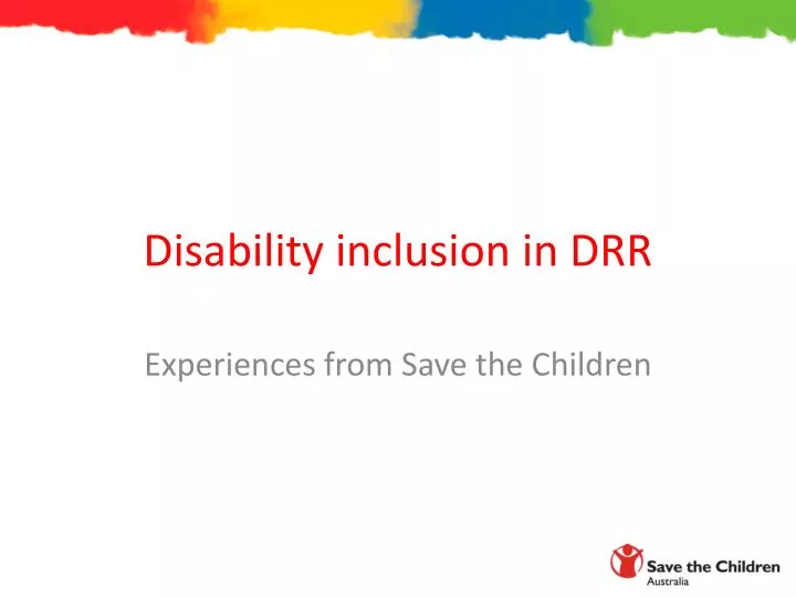 disability inclusion in drr