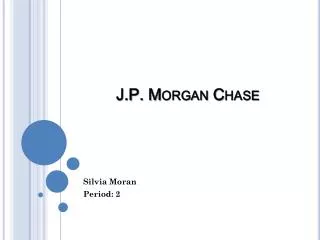 J.P. Morgan Chase