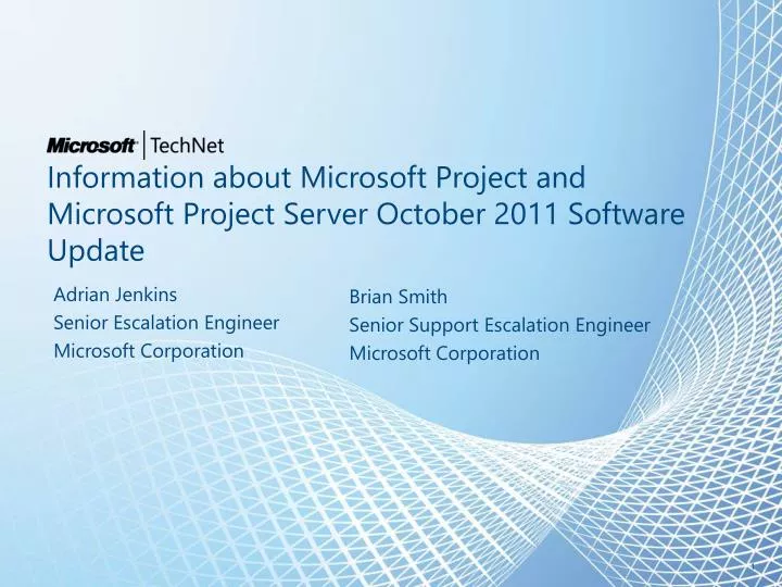 information about microsoft project and microsoft project server october 2011 software update