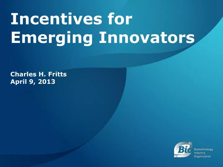 incentives for emerging innovators