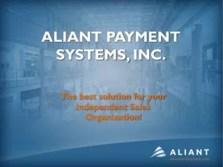 Aliant Payment systems, inc.