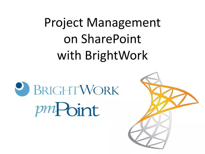 project management on sharepoint with brightwork