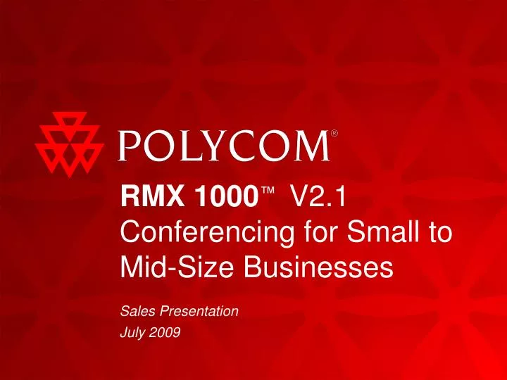 rmx 1000 v2 1 conferencing for small to mid size businesses
