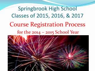 Springbrook High School Classes of 2015, 2016, &amp; 2017