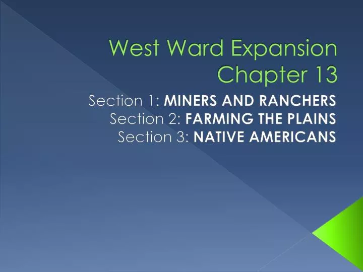 west ward expansion chapter 13