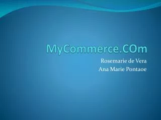 MyCommerce.COm