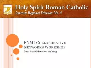 FNMI Collaborative Networks Workshop