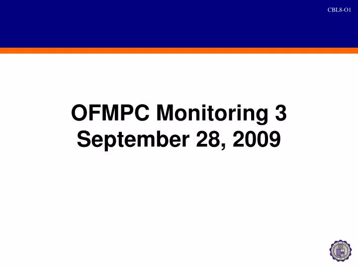 ofmpc monitoring 3 september 28 2009