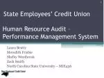 Human Resource Audit – Performance Management System - slide 1