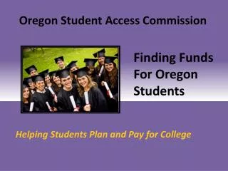 Finding Funds For Oregon Students