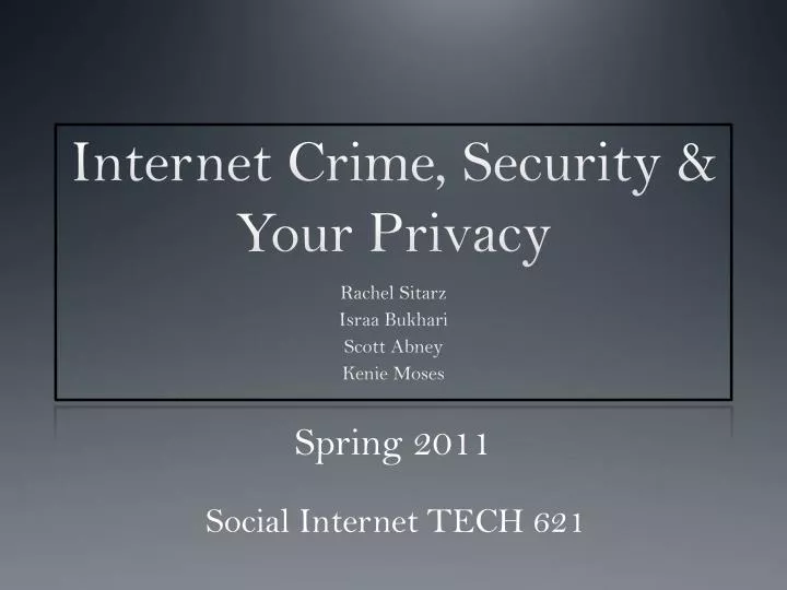 internet crime security your privacy