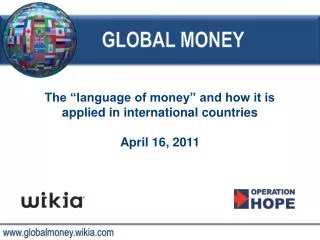 GLOBAL MONEY