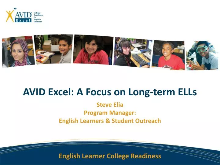 avid excel a focus on long ter m ells