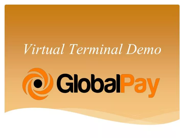 virtual terminal demo