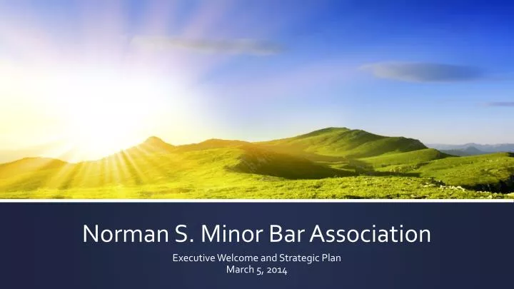 norman s minor bar association