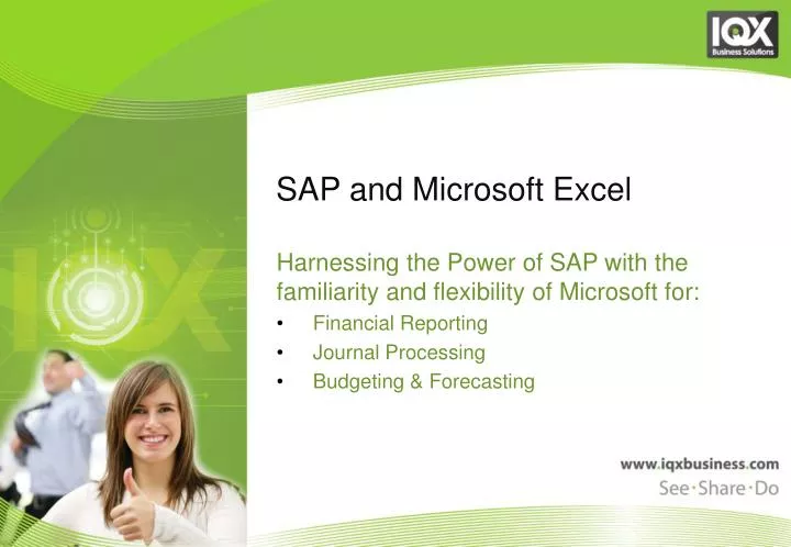 sap and microsoft excel