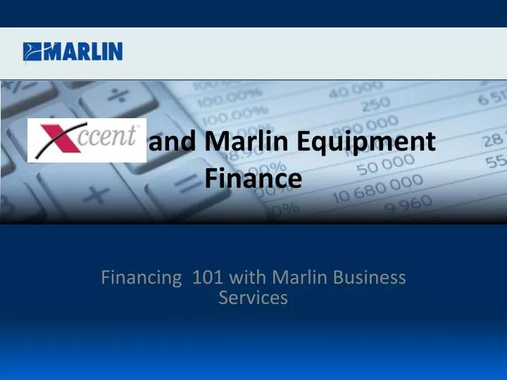 and marlin equipment finance