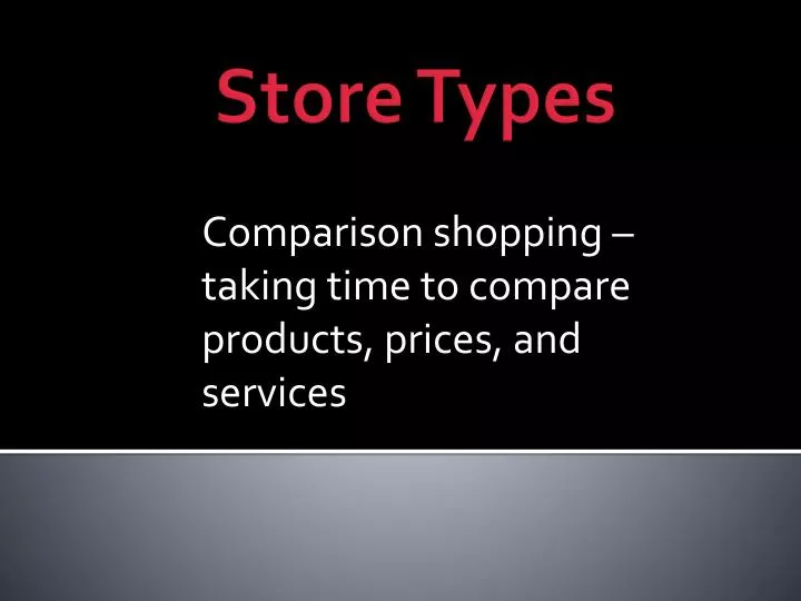 store types