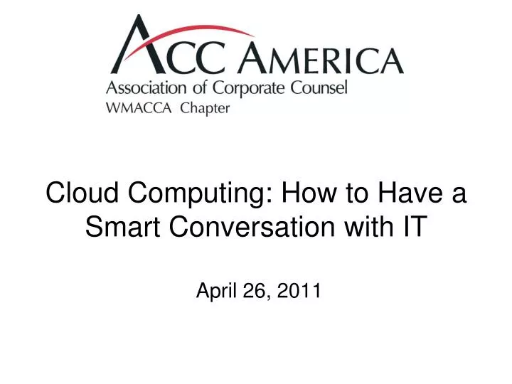 cloud computing how to have a smart conversation with it