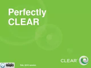 Perfectly CLEAR