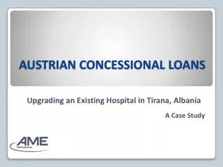 AUSTRIAN CONCESSIONAL LOANS