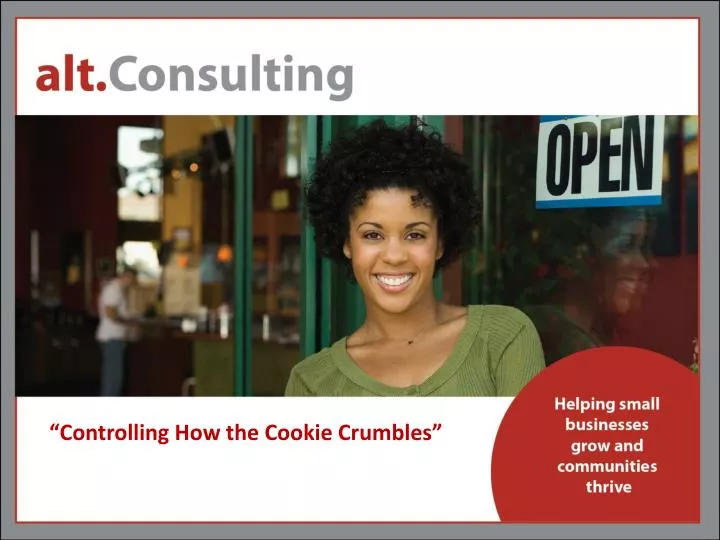 controlling how the cookie crumbles